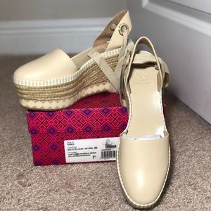 NWOT TORY BURCH Dandy Espadrille Wedge